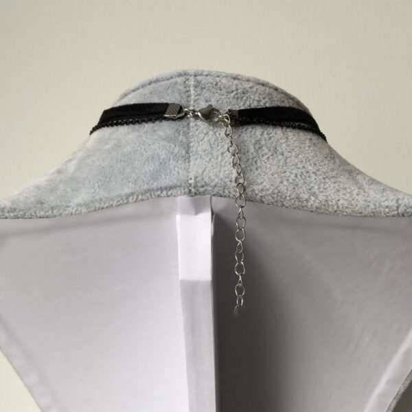 Wholesale Alloy Dark Moon Pendant Black Necklace