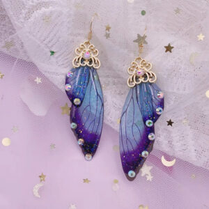 Noble blue purple diamond-Gold