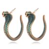 Wholesale Distressed Snake Earrings