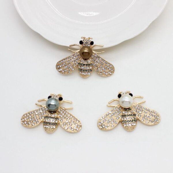 Wholesale Pearl Studded Bee Car Air Outlet Diy Alloy Accessories