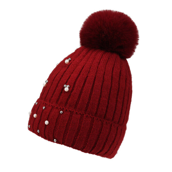 O1CN01bU4At41UA3R06C8S9_2208852062476-0-cib Wholesale Plush and Thick Insulation Knitted Hats with Diamond Wool Hats