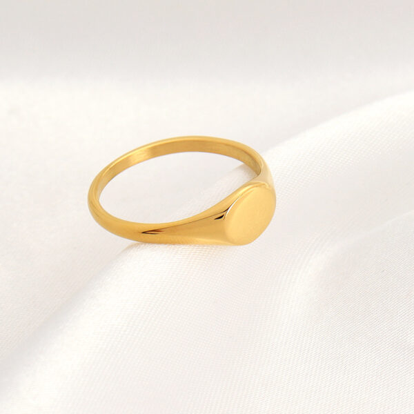 Wholesale Diamond Stainless Steel Titanium Steel Ring