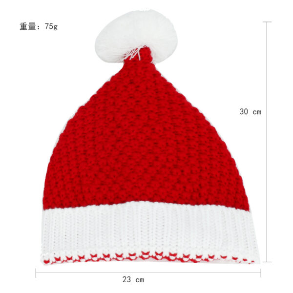 Wholesale of Autumn and Winter Santa Claus Knitted Wool Hats