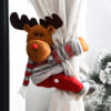 Wholesale Christmas Home Curtain Decoration Buckle Cartoon Doll Hug Buckle Decoration