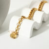 O1CN01bazsBS2Ela7LLMN7n_2210913638785-0-cib Wholesale Stainless Steel Pearl 18K Gold Plated Cuban Chain Bracelet