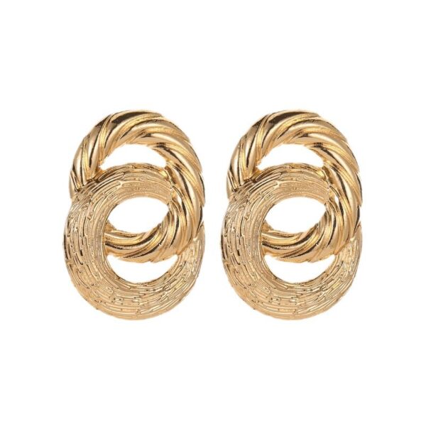Wholesale Figure 8 Twist Alloy Earrings