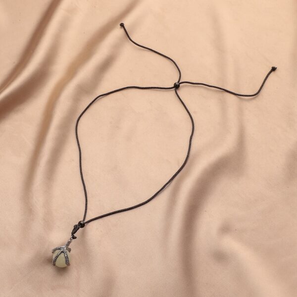 O1CN01bbRyas28eMIiaaD9v_2612337957-0-cib Wholesale Alloy Men's Luminous Glass Bead Eagle Claw Pendant Necklace