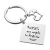 Wholesale Stainless Steel Creative Nurses Day Keychain