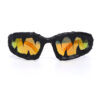 Wholesale Steampunk Fashion Trendy Personality Small Frame Shark Teeth Drop Gel Sunglasses