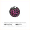 Wholesale Copper Micro Inlaid Diamond Ball Beads