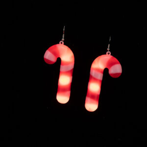 Red Crutch Earrings