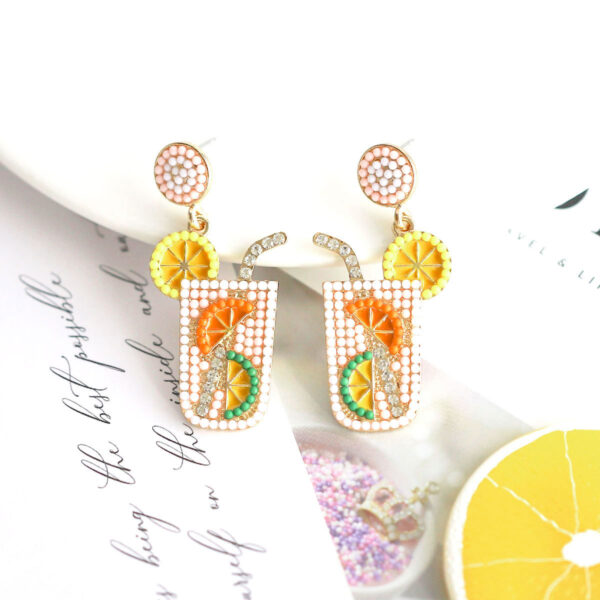 O1CN01biO2ag1K1DiY6Hxvu_2863701103-0-cib-2 Wholesale Small Fresh Fruit Drink Rice Bead Earrings
