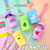 Wholesale Mini Portable Silicone Bucket Storage Bag Coin Purse Keychain