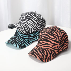 Wholesale Cotton Zebra Striped Baseball Caps
