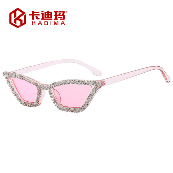 Wholesale Diamond Cat Eye PC Sunglasses