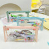 Wholesale PU Transparent Pencil Case