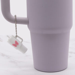 White butterfly bead chain