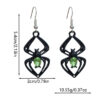 Wholesale Retro Halloween Exaggerated Hollow Spider Earrings
