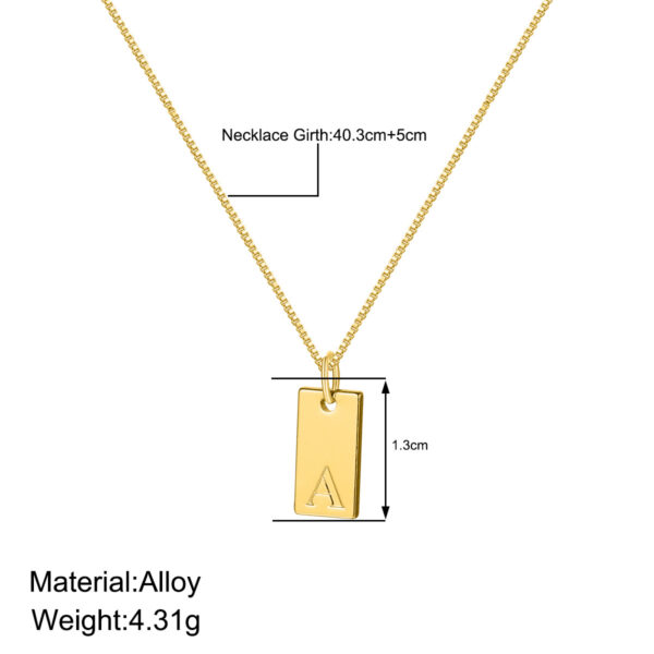 Wholesale Letter Stainless Steel Necklaces