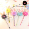 Wholesale Rabbit Fur Ball Plastic Pens
