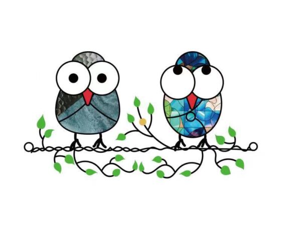 O1CN01bsEkz82Gai2rElMa8_2210379649032-0-cib Wholesale Owl Color Pendant Garden Decoration