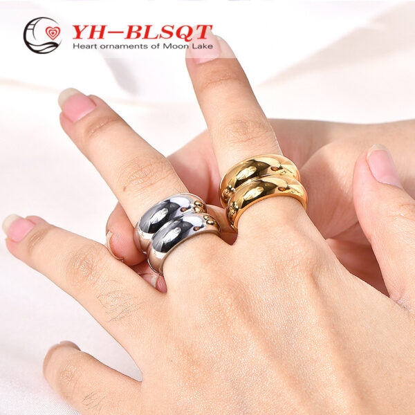 Wholesale Stainless Steel Simple Ring