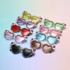 Wholesale Peach Heart PC Sunglasses