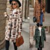 Wholesale Velvet Western Style Aztec Plush Long Coat