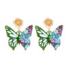 Wholesale Colored Acrylic Butterfly Earrings