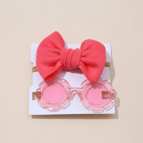 Wholesale Fabric Kids Headband Sunglasses Set
