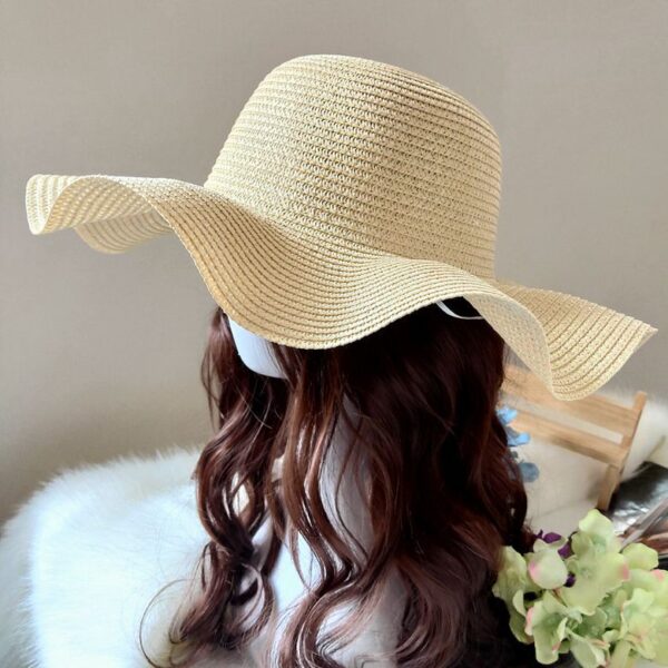 O1CN01bwJ5UR1mQgnI0z94X_1008314949-0-cib Wholesale Cotton Corrugated Straw Hat