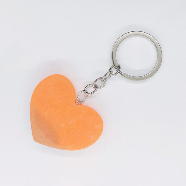 Wholesale Acrylic Candy Color Heart Keychain