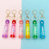 Wholesale Soft Glue Transparent Bow Lanyard Keychains