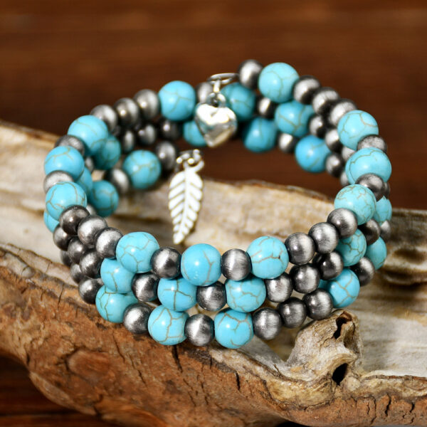 Wholesale Ethnic Turquoise Beaded Bracelets