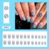 O1CN01bzJwgi1qQveOv8M9q_3917635491-0-cib Wholesale Blue Green Gradient Aurora Flame Round Toe Short Nail Stickers
