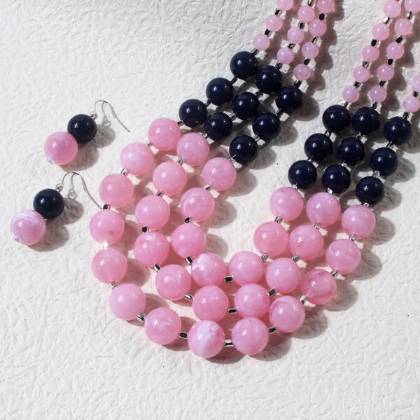 O1CN01bznw4q29tIpzRvgXe_2559898125-0-cib Wholesale Exaggerated Multilayer Plastic Earrings Necklace Jewelry Set
