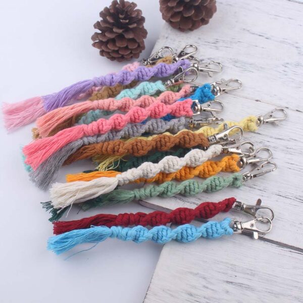 O1CN01c01h9n1NrNbmC0KoN_2214899881623-0-cib Wholesale Cotton Rope Handwoven Lanyard Keychain
