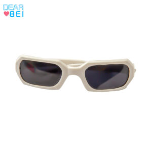 White frame sunglasses PJ-601-06