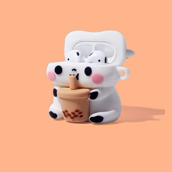 Wholesale of Cute Dairy Cows Airpods Silicone Earphone Case