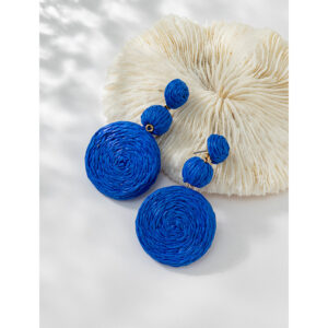 22090405-sapphire blue / Rattan