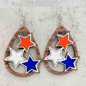 JE1325A / Wooden earrings