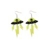 Wholesale Halloween UFO Alien Acrylic Earrings