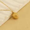 O1CN01c6xAE21tSFcZ7lmdM_2211833655900-0-cib Wholesale Stainless Steel 18k Gold Plated Durian Necklace Titanium Steel
