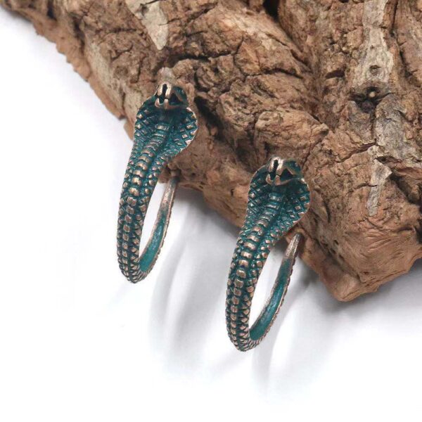 Wholesale Distressed Snake Earrings