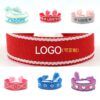 Wholesale Cord Embroiderable Logo Ethnic Style Letter Woven Tassel Bracelet