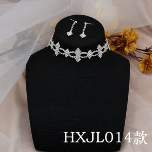 HXJL014 silver white drill / silver plating