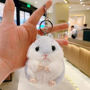 Plush blue hamster