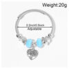 Wholesale Alloy Key Lock Pendant Bracelet