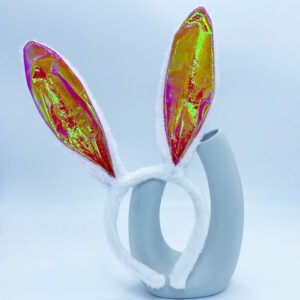 Red fluorescent rabbit