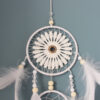 O1CN01cF2vht1jgJTZeg1Tx_3432204577-0-cib Wholesale White and Black Minimalist Feather Dream Catcher Decorations